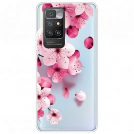 Cover Xiaomi Redmi 10 Piccoli Fiori Rosa