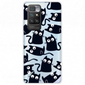 Cover Xiaomi Redmi 10 Più Gatti Neri