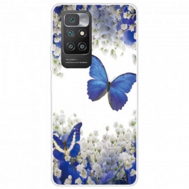 Cover Xiaomi Redmi 10 Volo Di Farfalle