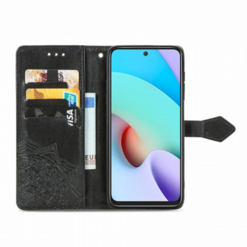 Custodia A Portafoglio Xiaomi Redmi 10 Mandala Medioevo