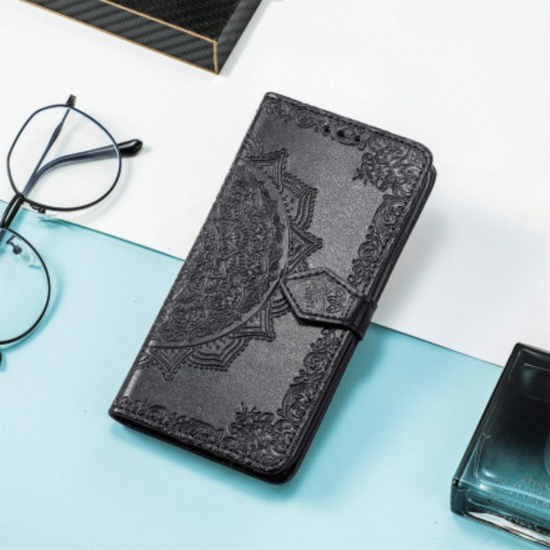 Custodia A Portafoglio Xiaomi Redmi 10 Mandala Medioevo
