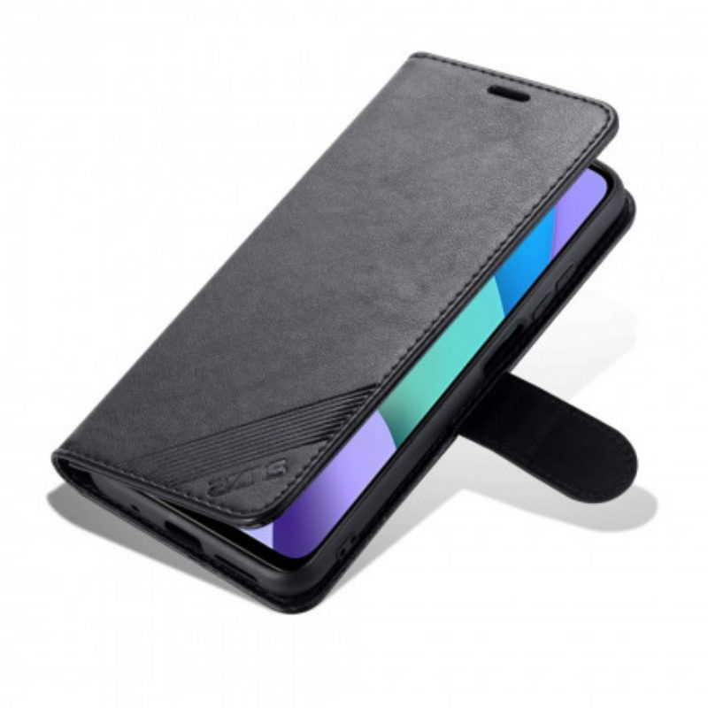 Custodia in pelle Xiaomi Redmi 10 Azns Ecopelle