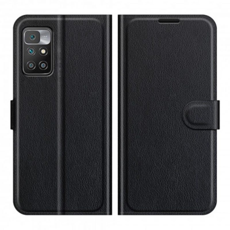 Custodia in pelle Xiaomi Redmi 10 Ecopelle Classica