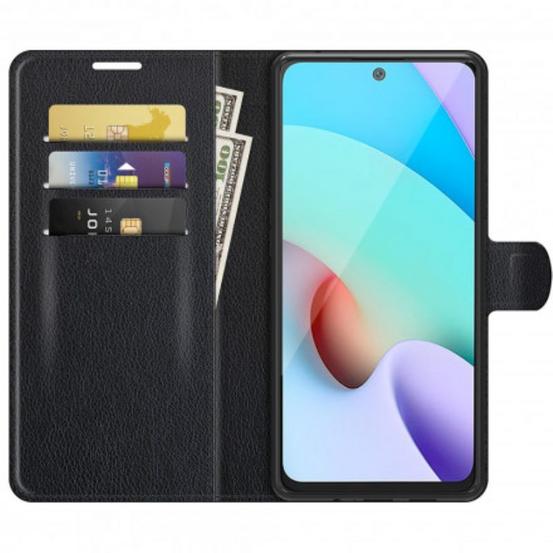 Custodia in pelle Xiaomi Redmi 10 Ecopelle Classica