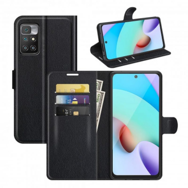 Custodia in pelle Xiaomi Redmi 10 Ecopelle Classica