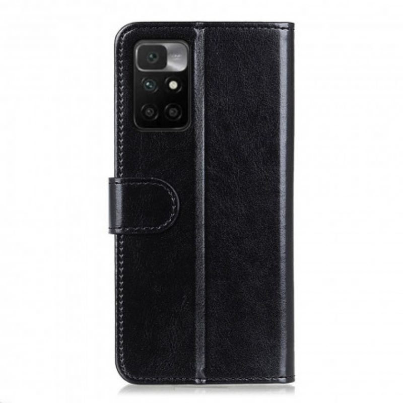 Custodia in pelle Xiaomi Redmi 10 Finezza In Ecopelle