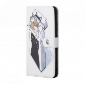 Folio Cover Xiaomi Redmi 10 Consegna Gatti Con Perizoma