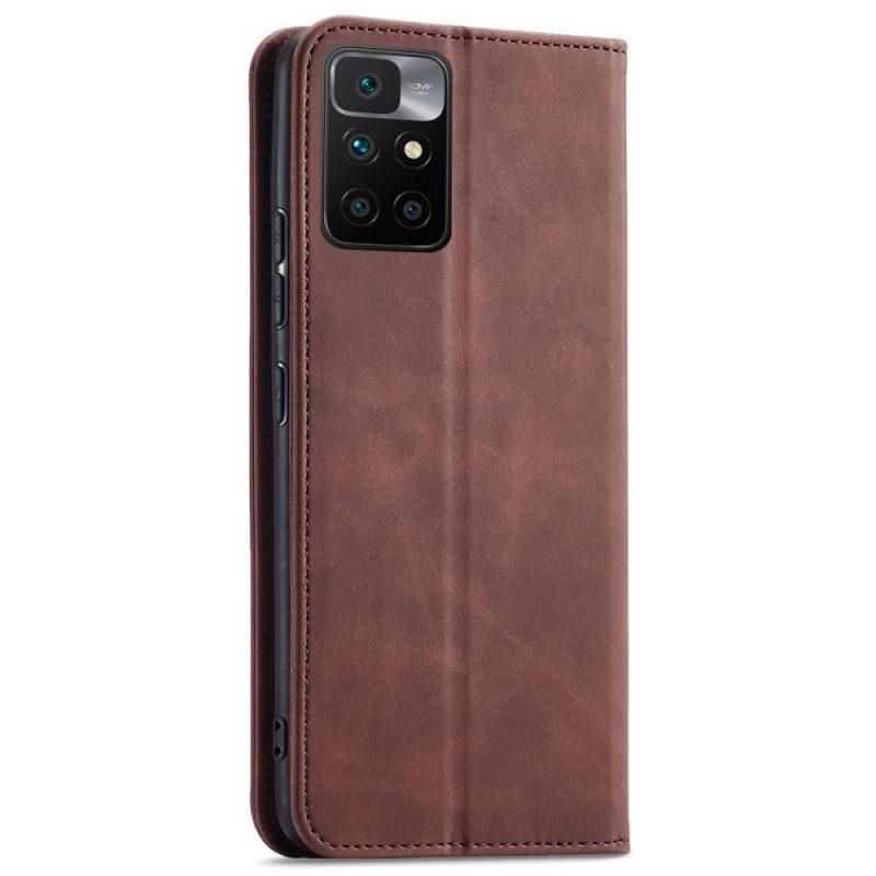 Folio Cover Xiaomi Redmi 10 Custodia in pelle Alta Moda Per La Pelle