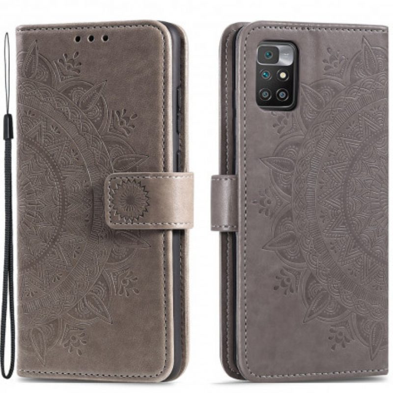 Folio Cover Xiaomi Redmi 10 Mandala Del Sole