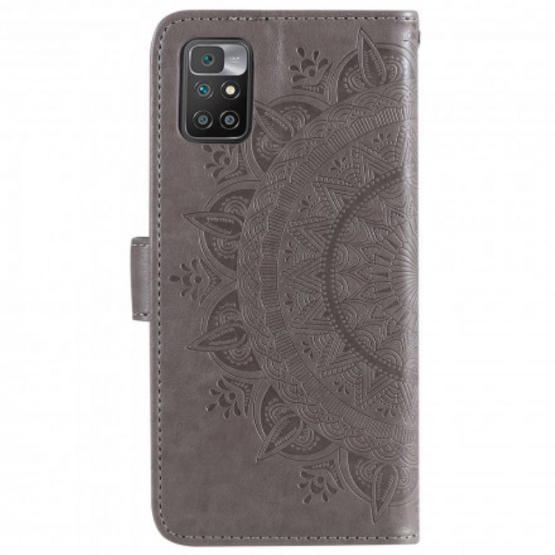 Folio Cover Xiaomi Redmi 10 Mandala Del Sole