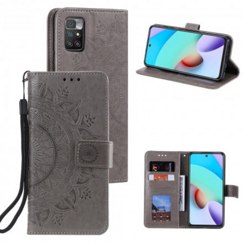 Folio Cover Xiaomi Redmi 10 Mandala Del Sole