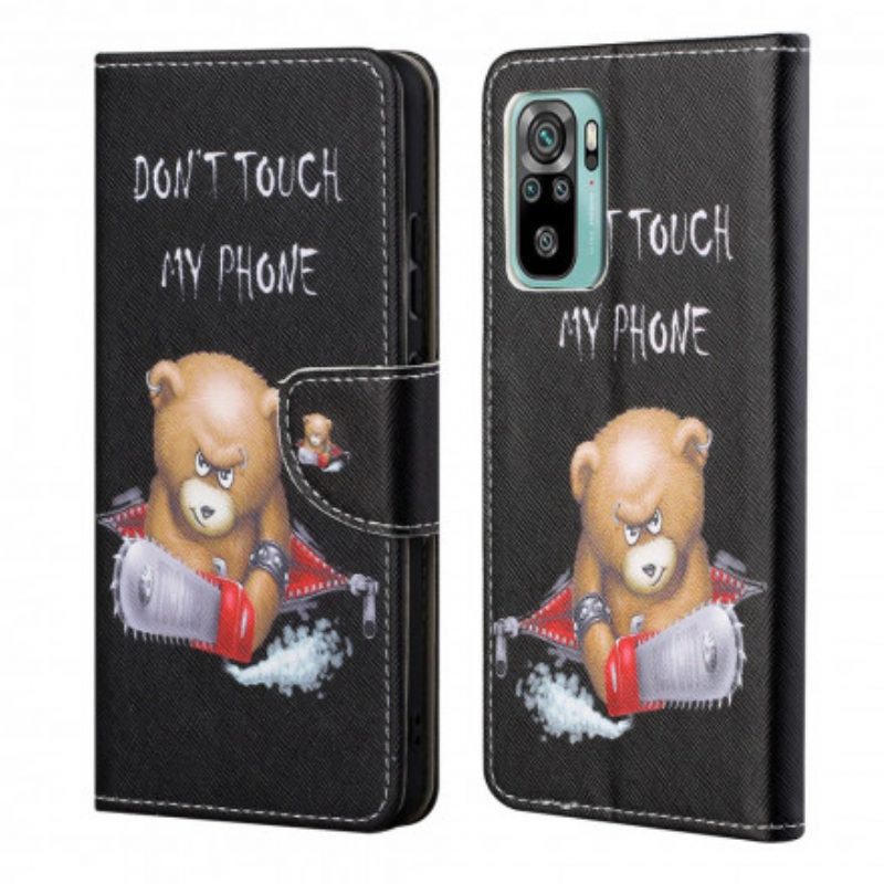 Folio Cover Xiaomi Redmi 10 Orso Pericoloso