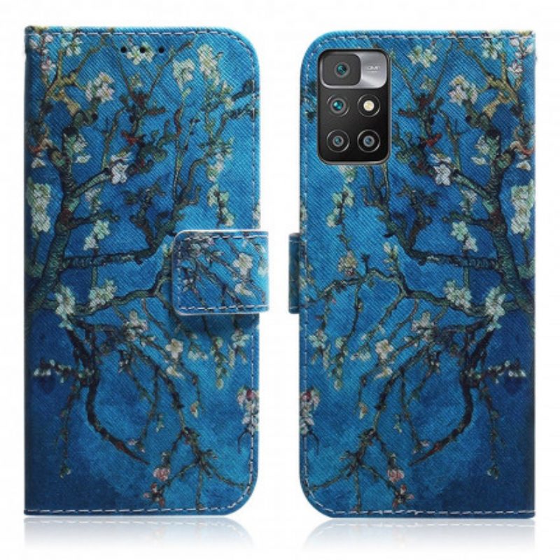 Folio Cover Xiaomi Redmi 10 Ramo Di Un Albero In Fiore
