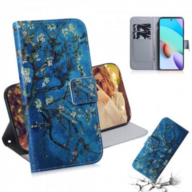 Folio Cover Xiaomi Redmi 10 Ramo Di Un Albero In Fiore