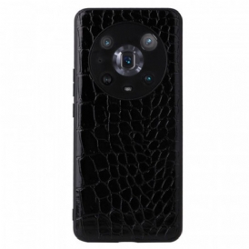 Cover Honor Magic 4 Pro Effetto Pelle Di Coccodrillo