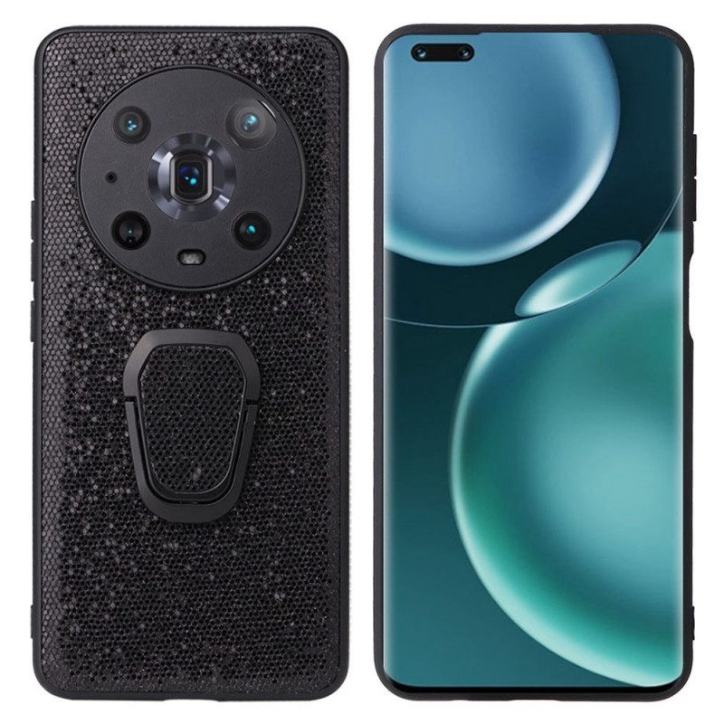 Cover Honor Magic 4 Pro Staffa Ad Anello Glitterata