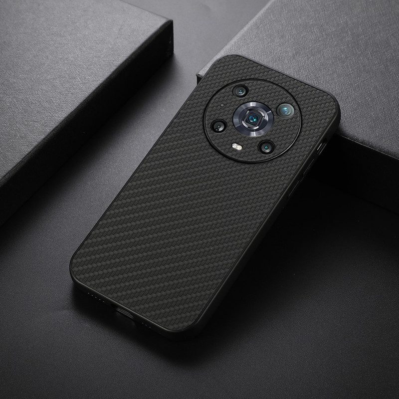Cover Honor Magic 4 Pro Struttura In Fibra Di Carbonio