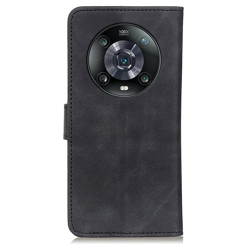 Custodia in pelle Honor Magic 4 Pro Khazneh