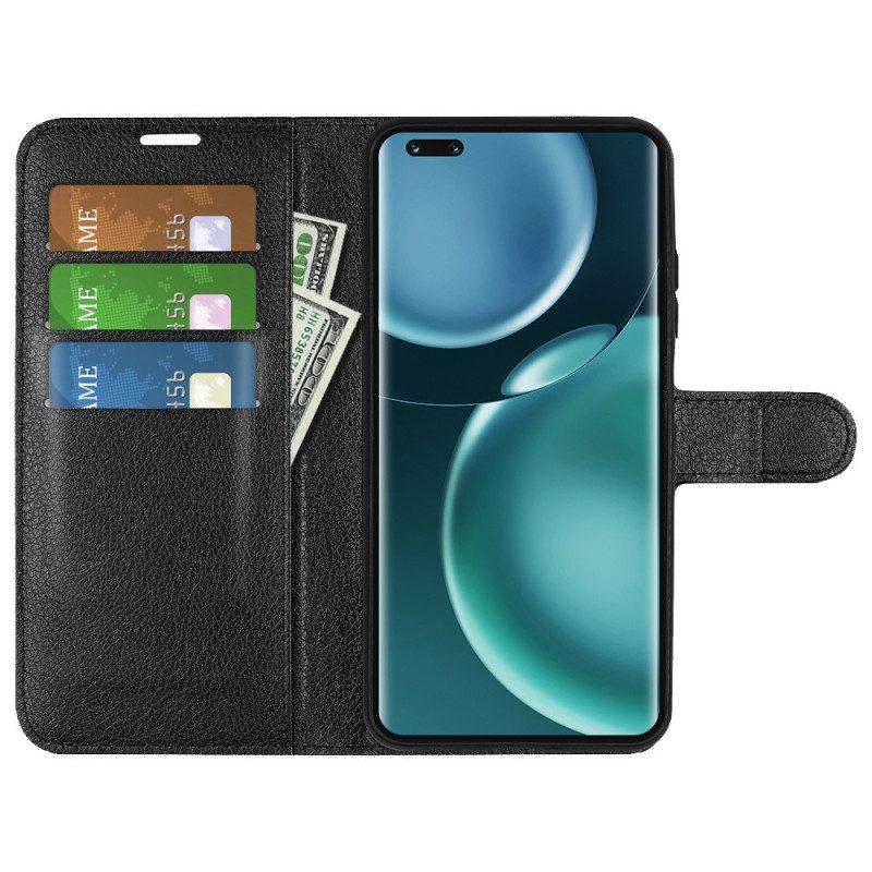 Folio Cover Honor Magic 4 Pro Classico Effetto Pelle