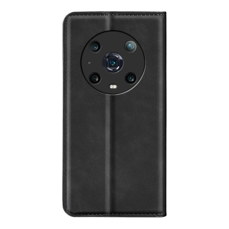 Folio Cover Honor Magic 4 Pro Custodia in pelle Morbidezza Al Tatto