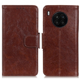 Custodia in pelle Honor 50 Lite Crosta Di Nappa