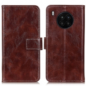 Custodia in pelle Honor 50 Lite Cuciture Lucide Ea Vista