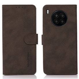 Custodia in pelle Honor 50 Lite Khazneh Moda Effetto Pelle