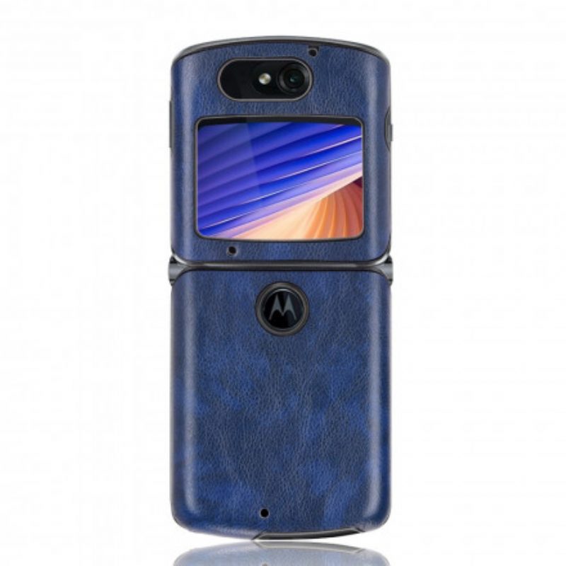 Cover Motorola Razr 5G Ecopelle Litchi