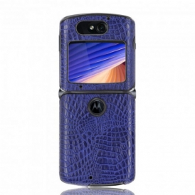 Cover Motorola Razr 5G Effetto Pelle Di Coccodrillo