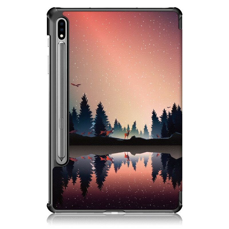 Custodia Samsung Galaxy Tab S7 FE Foresta Rinforzata
