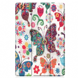 Custodia Samsung Galaxy Tab S7 FE Portapenne Fiore Vintage