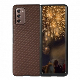 Cover Samsung Galaxy Z Fold 2 Colore Fibra Di Carbonio