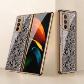 Cover Samsung Galaxy Z Fold 2 Vetro Temperato Serpente Gkk