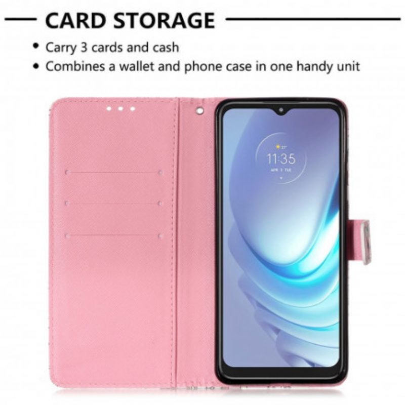 Cover Moto G50 Papavero Dell'acquerello
