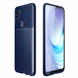 Cover Moto G50 Struttura Flessibile In Fibra Di Carbonio