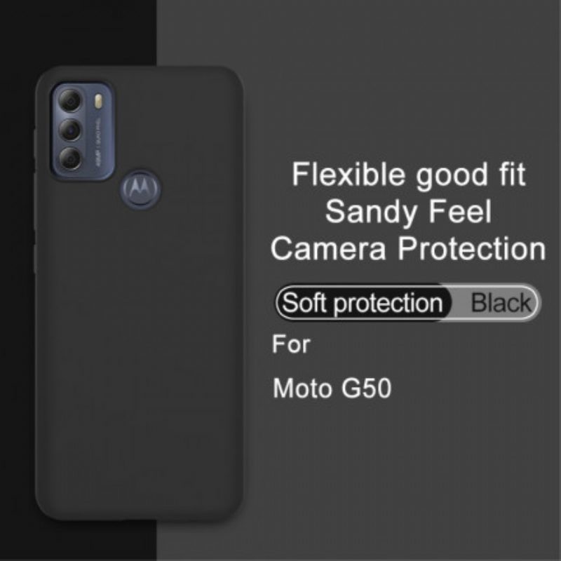 Cover Moto G50 Tappetino In Silicone Serie Uc-3 Imak