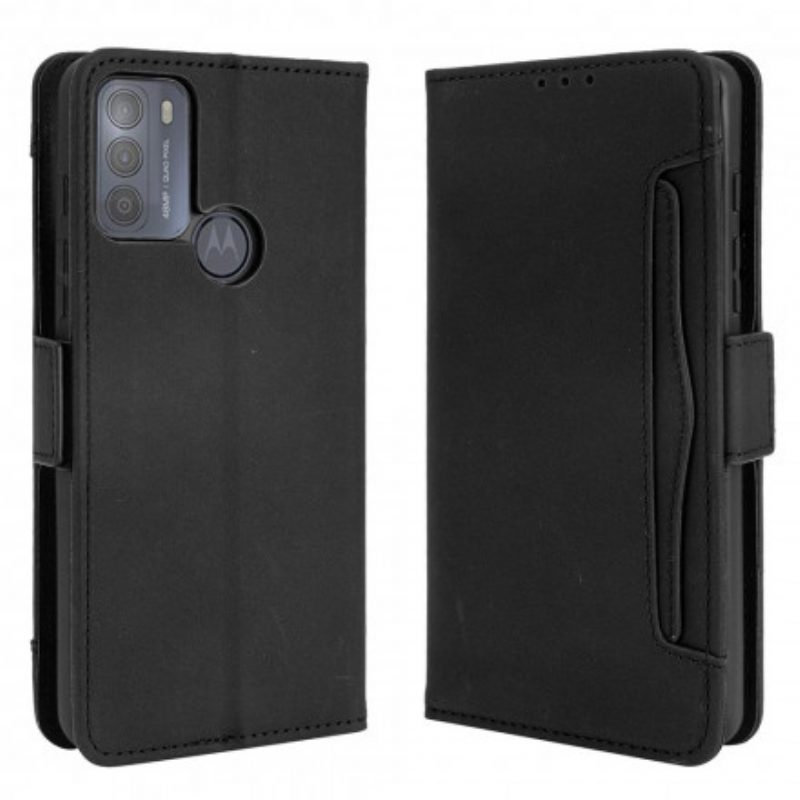 Custodia in pelle Moto G50 Classe Premier Multi-carta