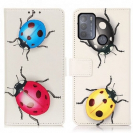 Custodia in pelle Moto G50 Coccinelle