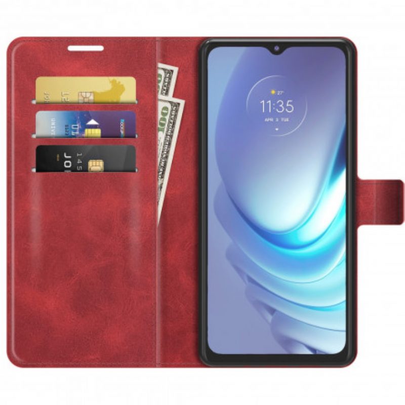 Custodia in pelle Moto G50 Design In Pelle Stile