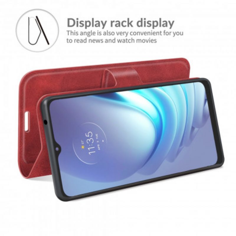 Custodia in pelle Moto G50 Design In Pelle Stile