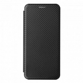 Folio Cover Moto G50 Custodia in pelle Carbonio Siliconico