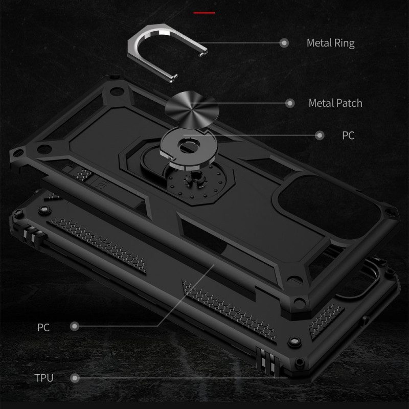 Cover Samsung Galaxy M52 5G Anello In Metallo Regolabile