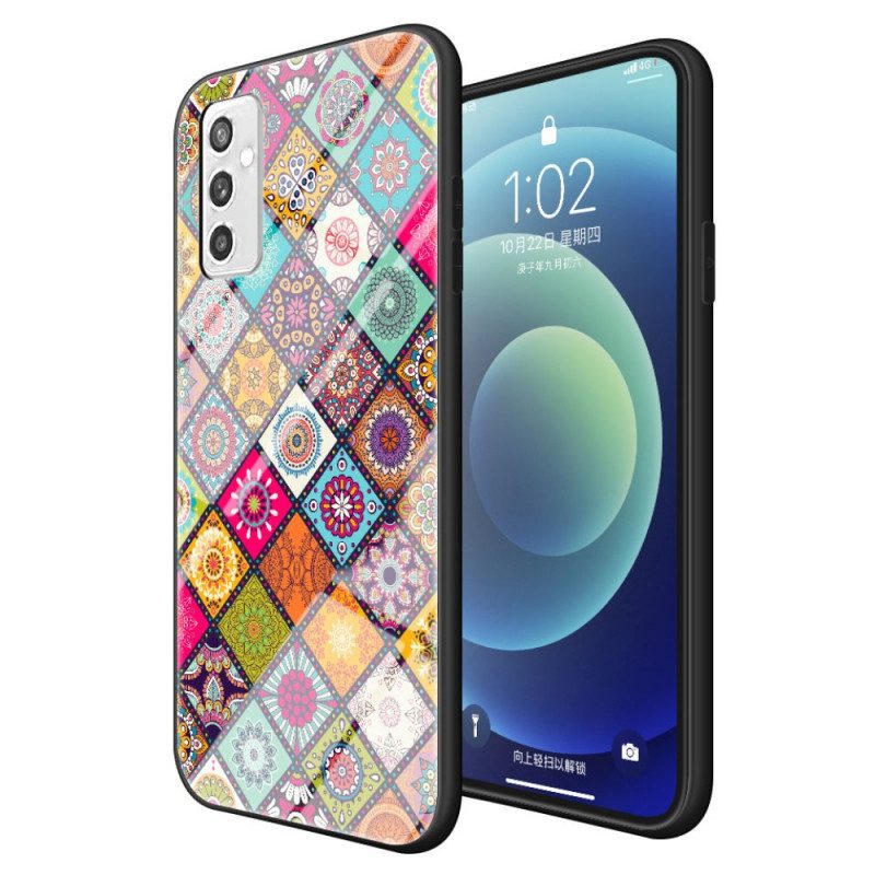 Cover Samsung Galaxy M52 5G Arazzo Con Cinturino Orientale