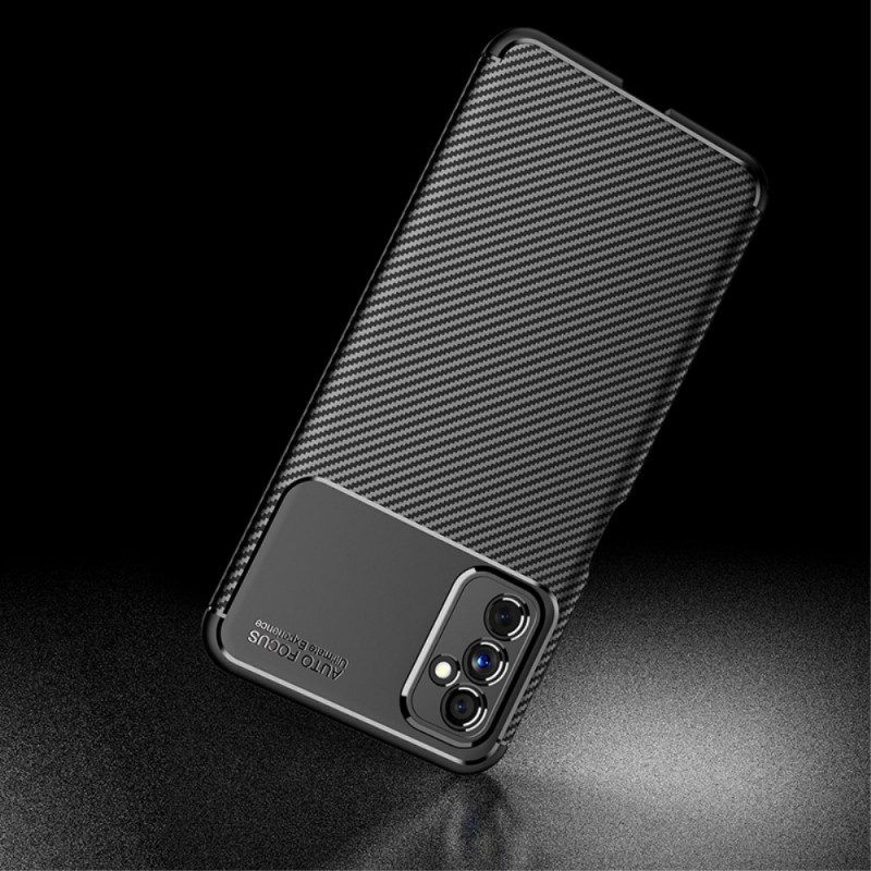 Cover Samsung Galaxy M52 5G Struttura Flessibile In Fibra Di Carbonio