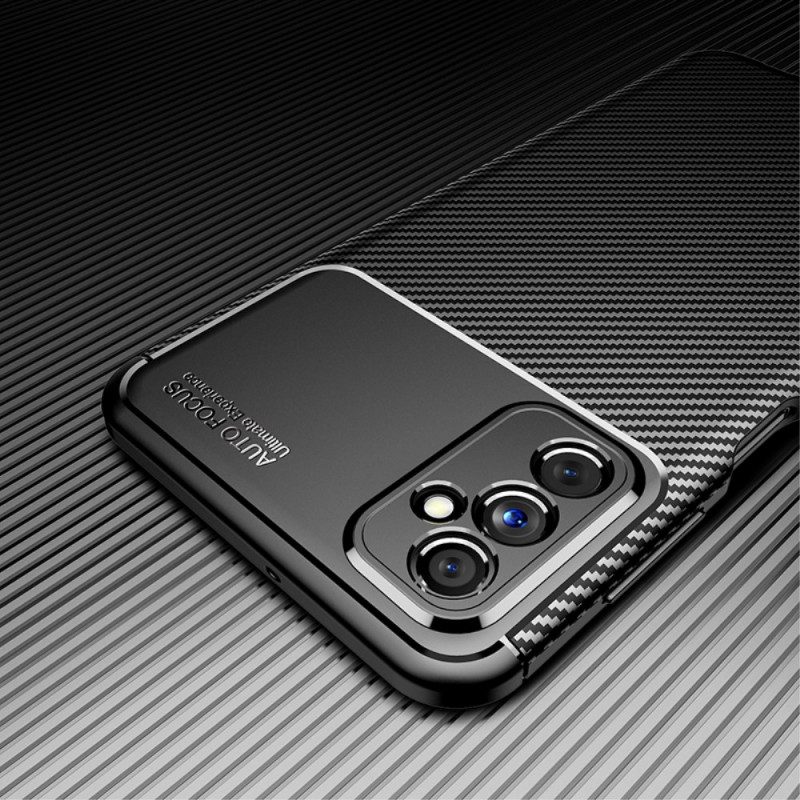 Cover Samsung Galaxy M52 5G Struttura Flessibile In Fibra Di Carbonio