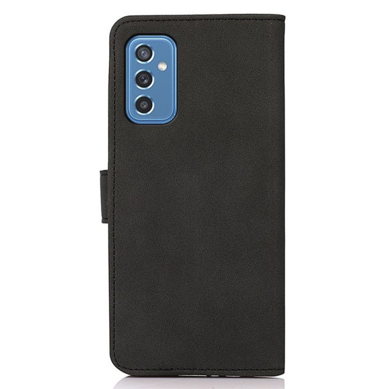 Custodia A Portafoglio Samsung Galaxy M52 5G Khazneh Moda Effetto Pelle