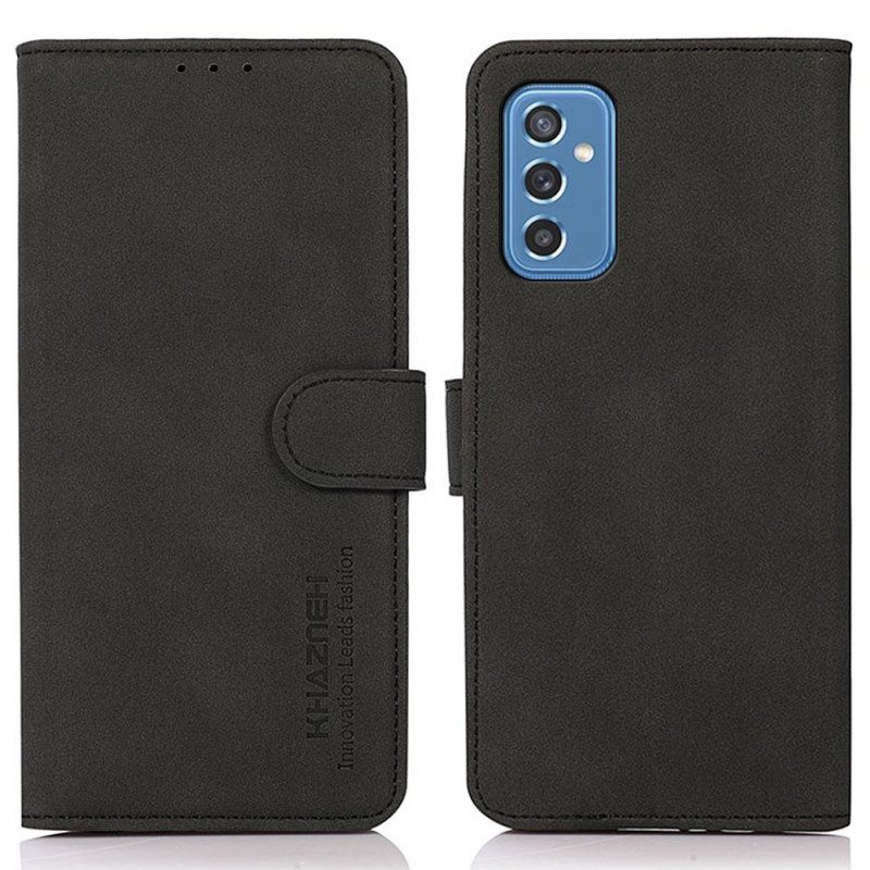 Custodia A Portafoglio Samsung Galaxy M52 5G Khazneh Moda Effetto Pelle