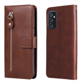 Custodia in pelle Samsung Galaxy M52 5G Cerniera