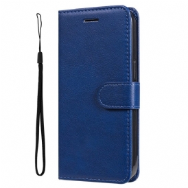 Custodia in pelle Samsung Galaxy M52 5G Cinturino In Pelle Opaca