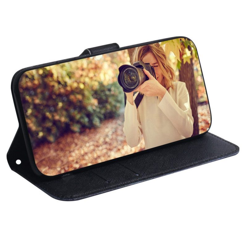 Custodia in pelle Samsung Galaxy M52 5G Faccia Da Panda